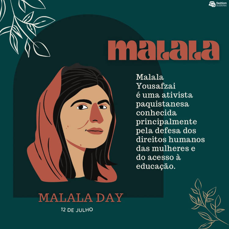Data comemorativa 12 de julho: Dia de Malala