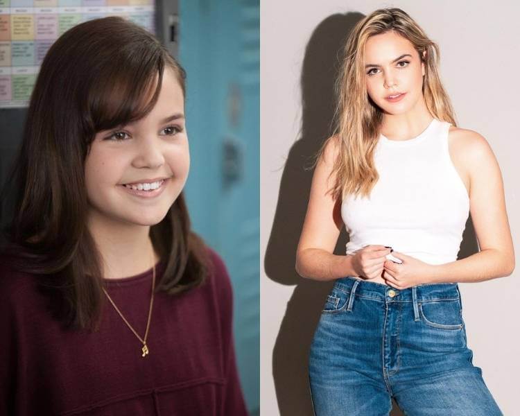 Antes e depois de Bailee Madison, atriz de "Uma Família em Apuros". Antes e depois de Bailee Madison de "Uma Família em Apuros".