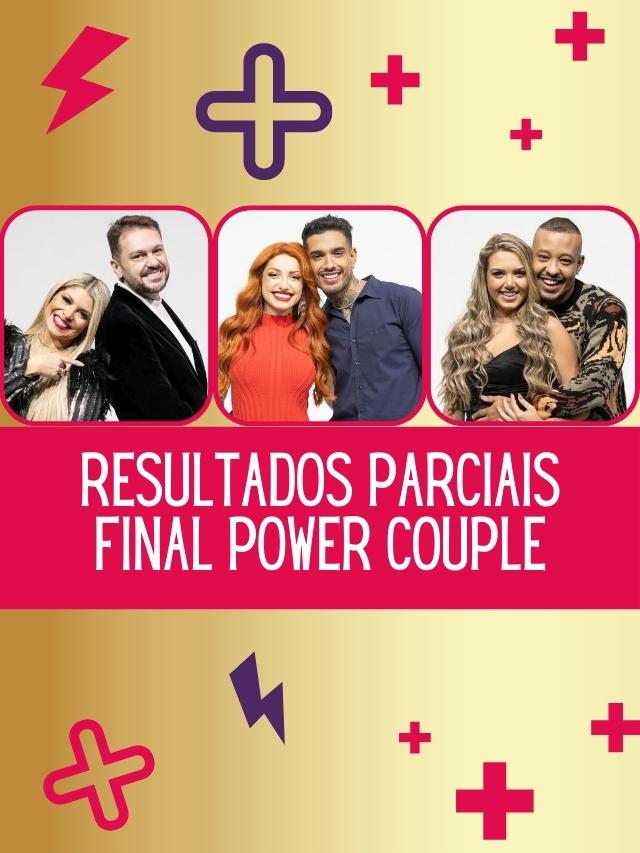 resultados parciais das enquetes da final do Power Couple 2022