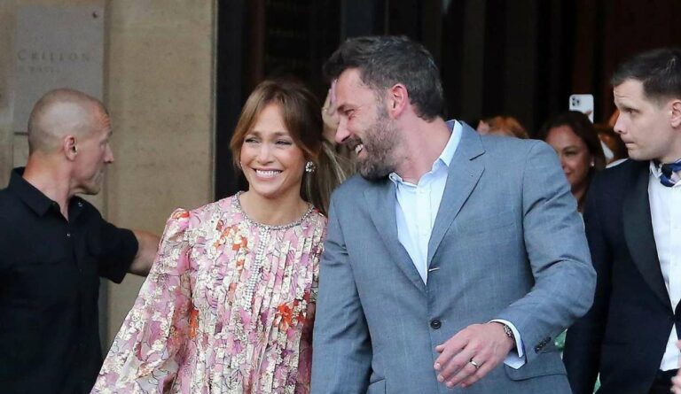 Foto de Jennifer Lopez e Ben Affleck.