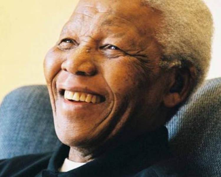 Foto de Nelson Mandela.