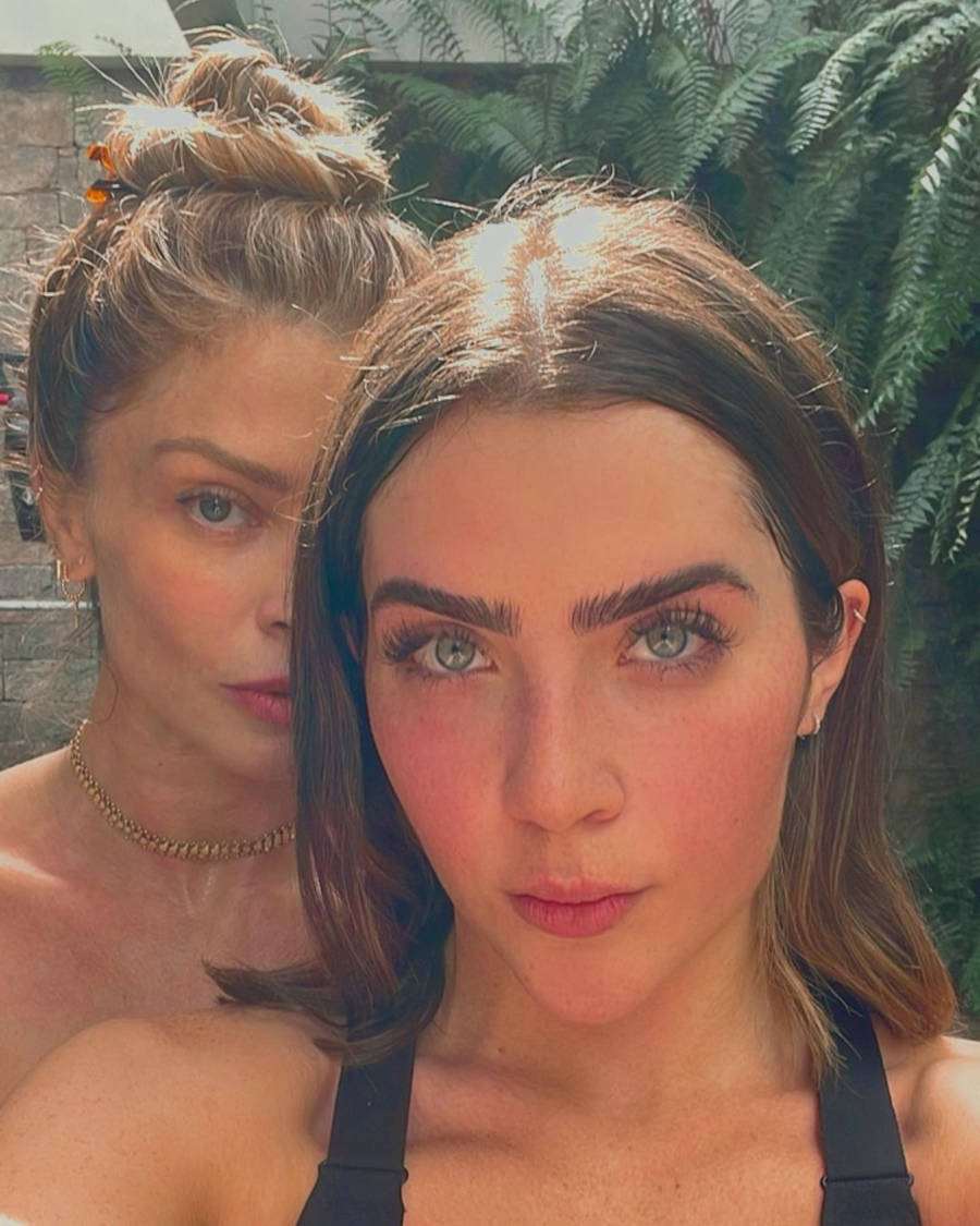 Foto de Grazi Massafera e Jade Picon. As duas serão mãe e filha na novela Travessia