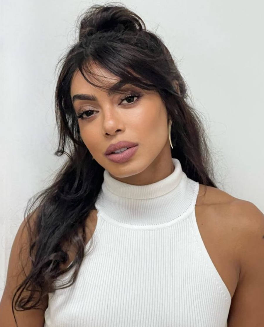 Foto de Dandara Mariana caracterizada de Talita para a novela Travessia
