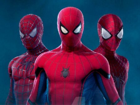 3 homens-aranhas dos filmes mais populares do Spyder Man.