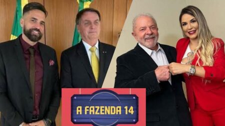 Latino posa ao lado de Bolsonaro e Deolane surge ao lado de Lula.