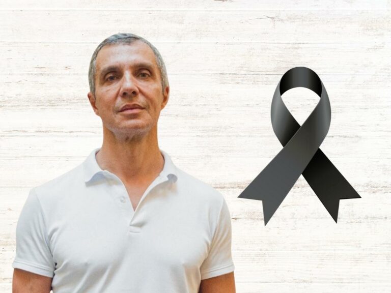 Montagem rosto de João Paulo Diniz com símbolo de luto.