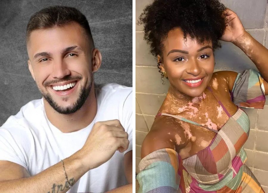 Montagem de Arthur Picoli e Natália Deodato, cotados para A Fazenda