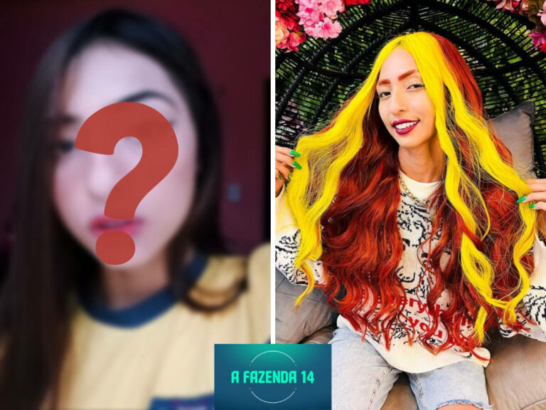 Montagem de foto do antes e depois de Ruivinha de Marte