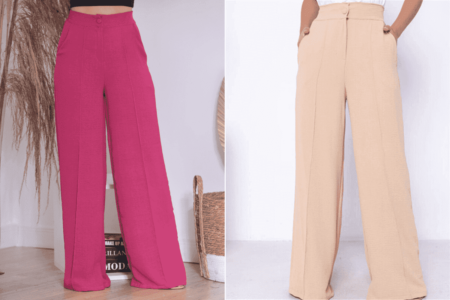 Calça pantalona, um guia com as principais tendências, dicas de looks e como usar essa peça coringa