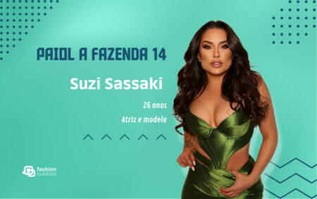 Foto de Suzi Sassaki com suas informações como idade e profissão.