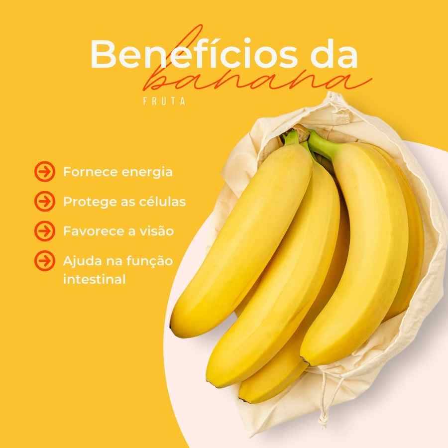Foto de bananas com benefícios da fruta.