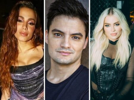 Veja lista de famosos que apoiam Lula; Montagem com Anitta, Felipe Neto e Luísa Sonza