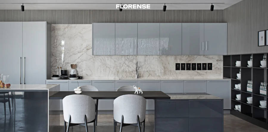 Cozinha projetada pela Florense.