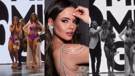 Miss Goiás: Apresentador provoca vexame ao entregar prêmio à modelo errada e depois arranca-lo