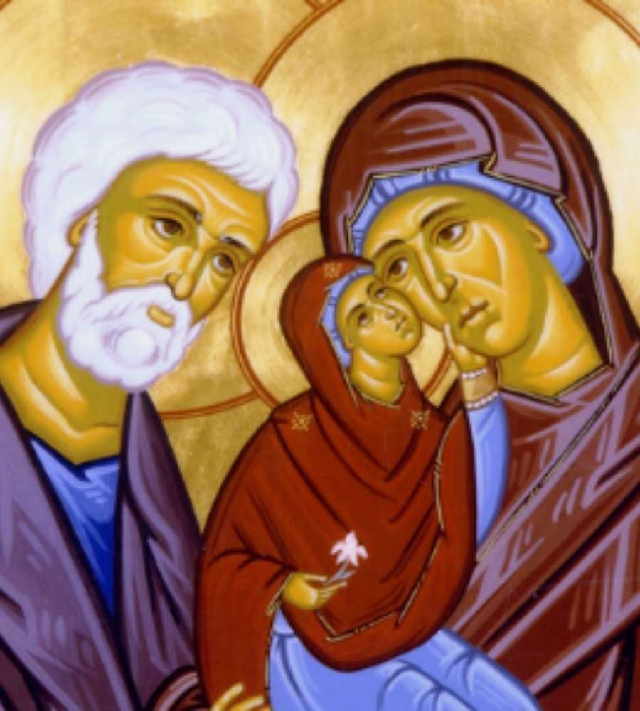 Representação artísticas de Natividade de Nossa Senhora. 