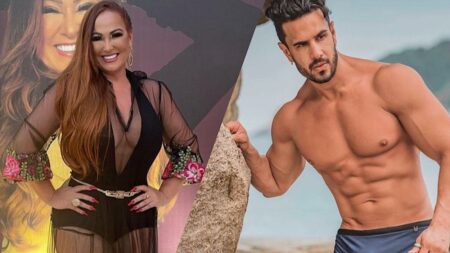 Nadine em sua festa de aniversário e Rafa Talamask de sunga na praia.