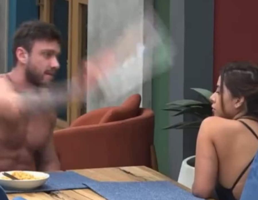 Vini Buttel e Ingrid Ohara em A Fazenda 2022