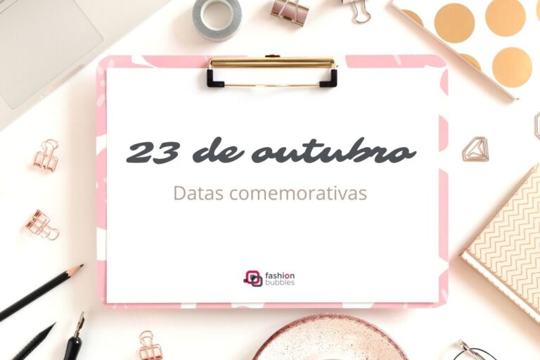 prancheta com folha branca escrito 23 de outubro