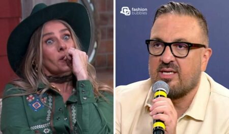 Adriane Galisteu e Rodrigo Carelli, de A Fazenda