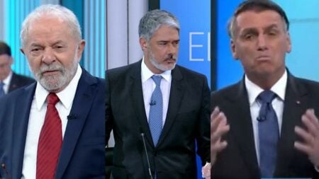 Debate na Globo faz Bolsonaro levar invertida de Bonner e chacoalhão de Lula: “Mínimo de postura”