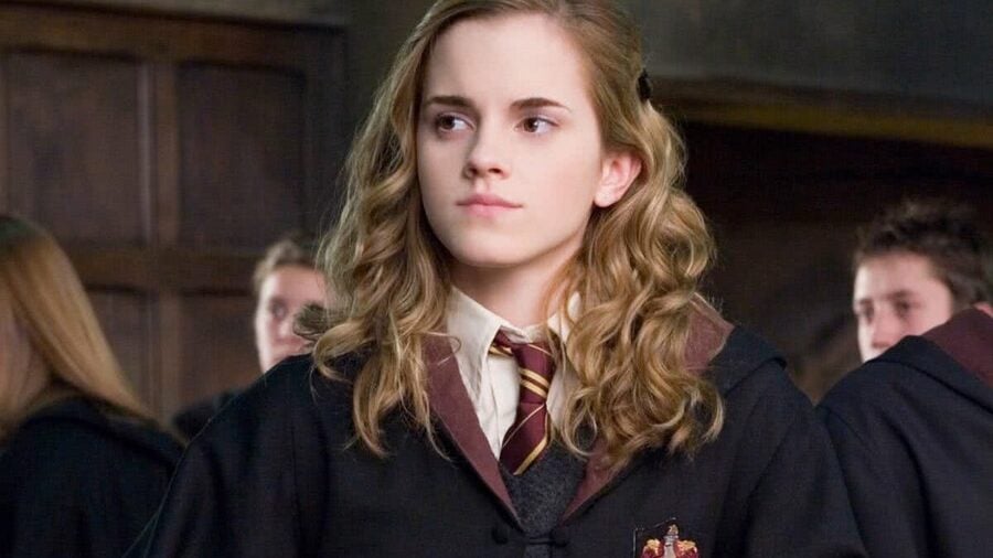 Hermione, do filme Harry Potter, representando Virgem na Bruxa de cada signo