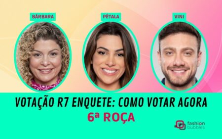 Montagem com os roceiros para ilustrar a matéria de como votar na Fazenda pela votação R7