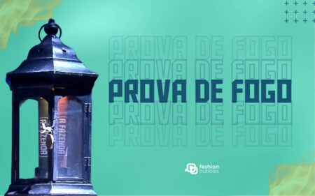 Montagem com o Lampião sobre a Prova de Fogo