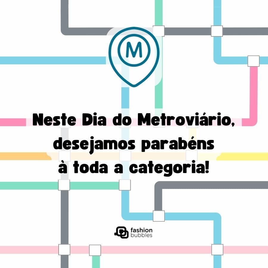 cartão virtual de Feliz Dia do Metroviário, 26 de outubro