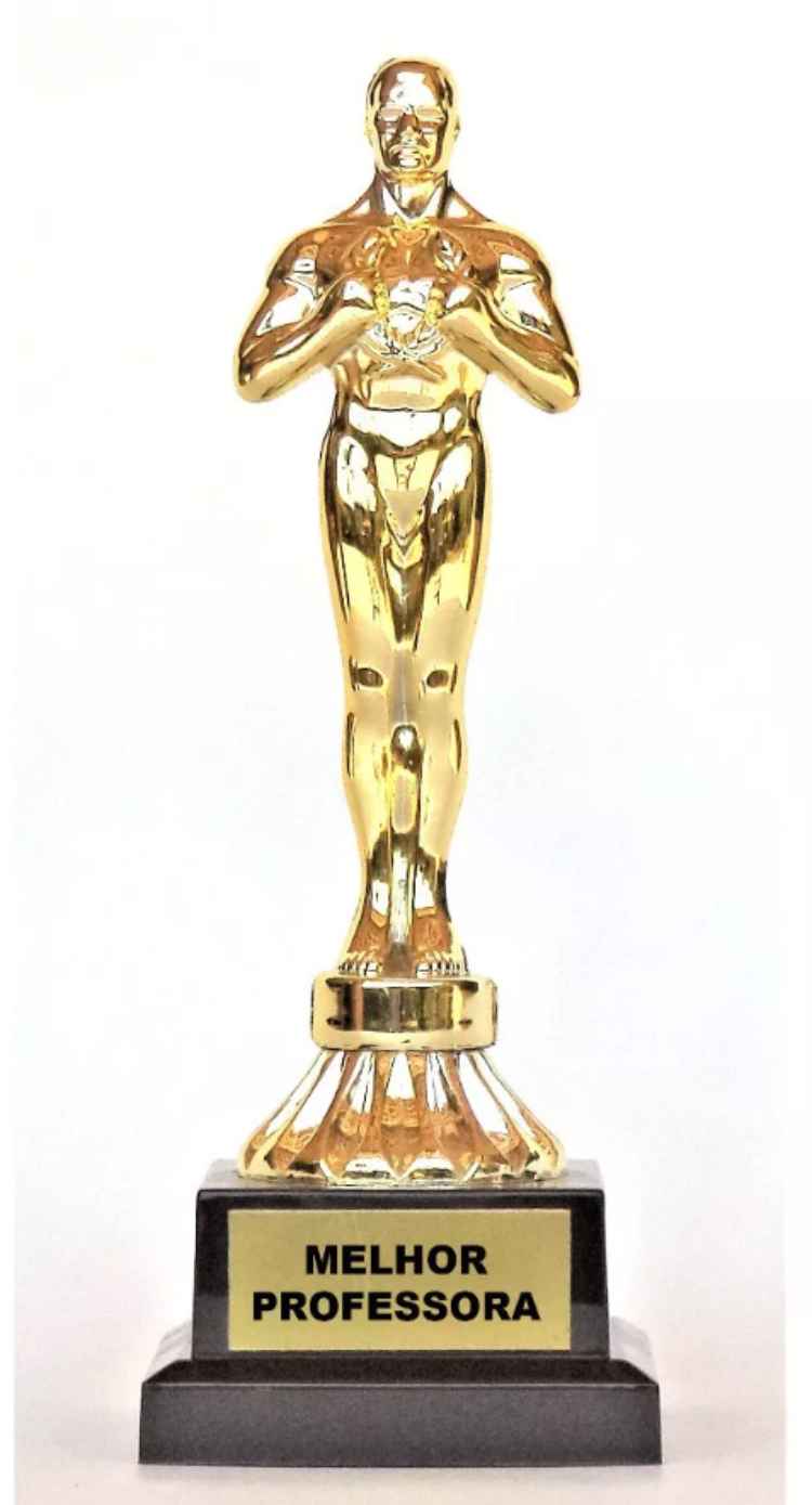 troféu semelhante ao Oscar para melhor professora