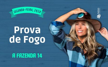 montagem com foto de Adriane Galisteu e que horas começa A Fazenda 2022 hoje, 24/10