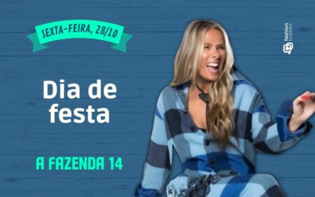 montagem com foto de Adriane Galisteu e que horas começa A Fazenda 2022 hoje, 28/10