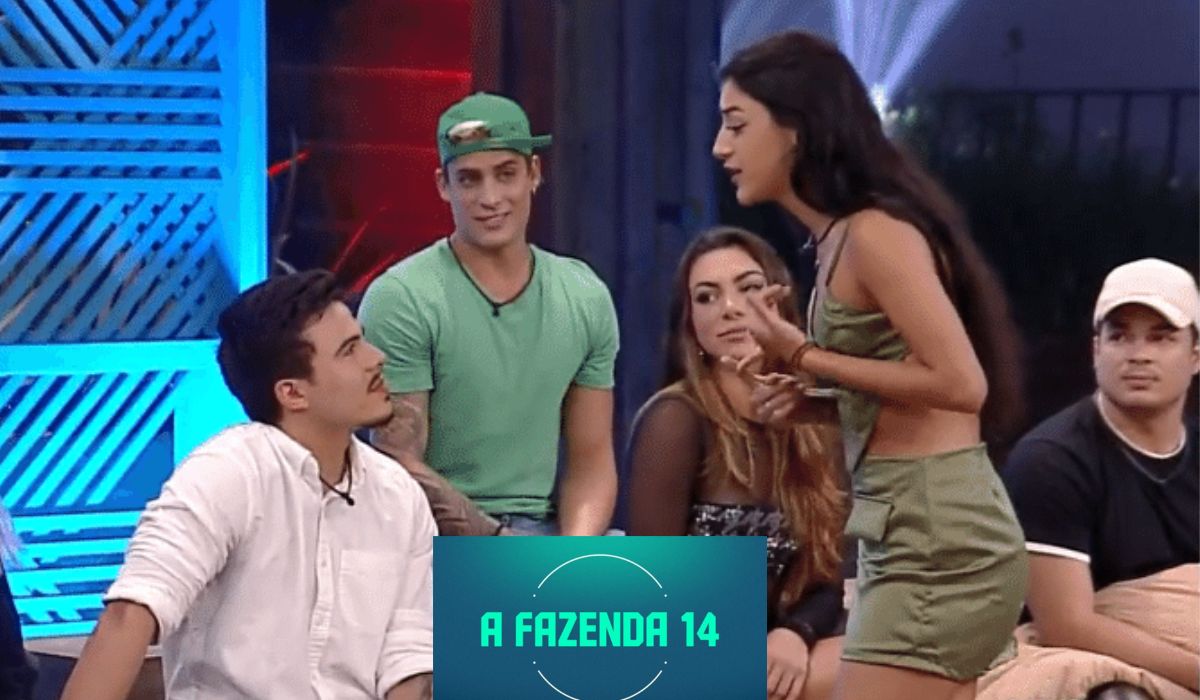 Thomaz Costa e Bia Miranda em A Fazenda 2022