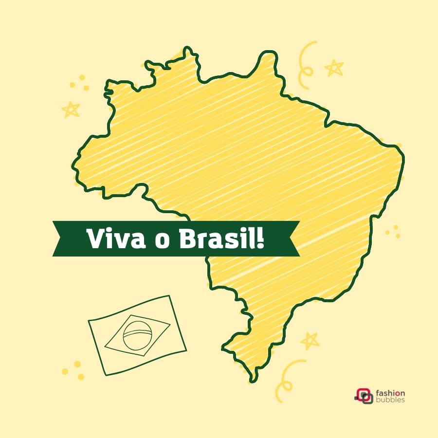 Foto do mapa do Brasil.
