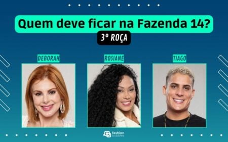 3ª Roça + Votação Enquete A Fazenda 2022 R7: Deborah, Rosiane ou Tiago, quem fica?