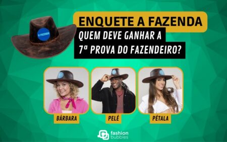 Montagem para ilustrar a enquete A Fazenda 2022 de Prova do Fazendeiro