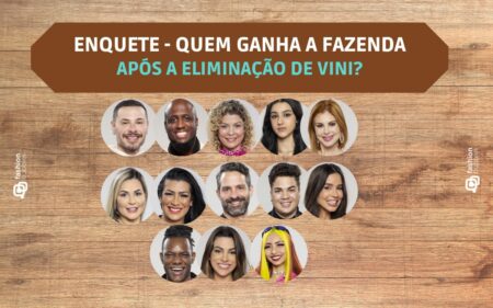 Montagem com os peões e peoas para ilustrar a enquete de quem ganha A Fazenda 2022