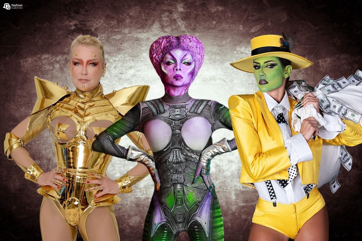 Foto de Xuxa, Thelminha e Deborah Secco com looks usados no Halloween Sephora 2023
