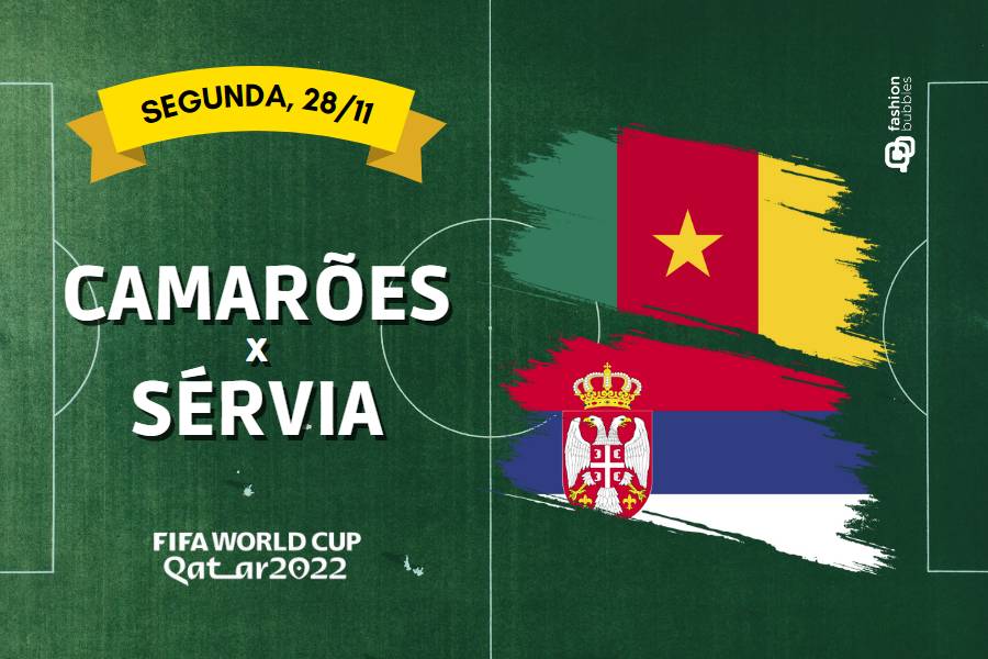 que horas começa Camarões x Sérvia na Copa do Mundo 2022