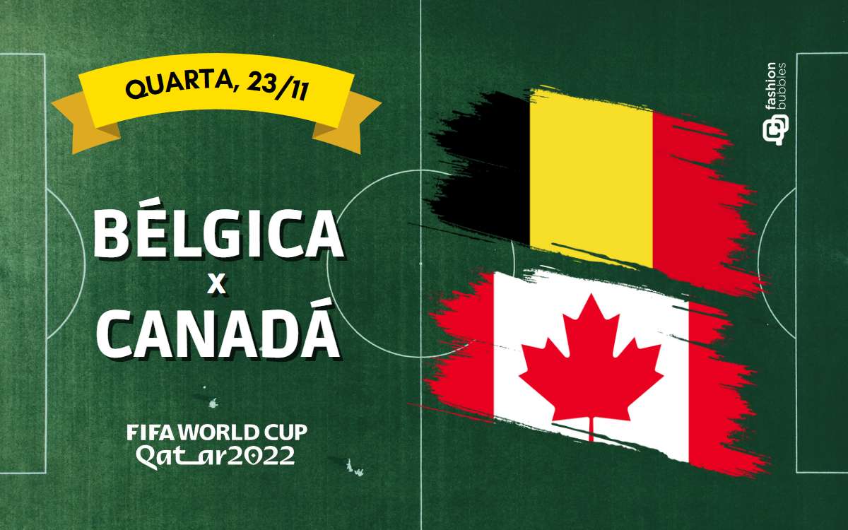montagem da Copa do Mundo 2022, que horas começa Bélgica e Canadá hoje, 23/11