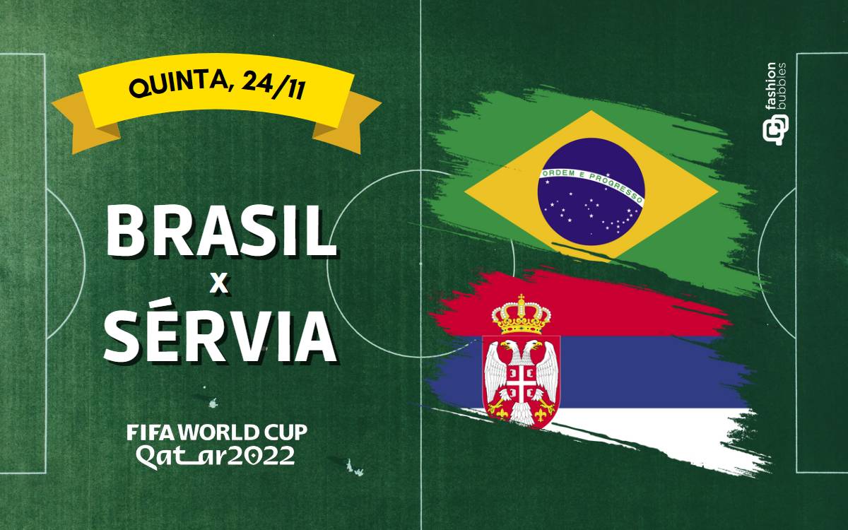 montagem da Copa do Mundo 2022, que horas começa Brasil e Sérvia hoje, 24/11