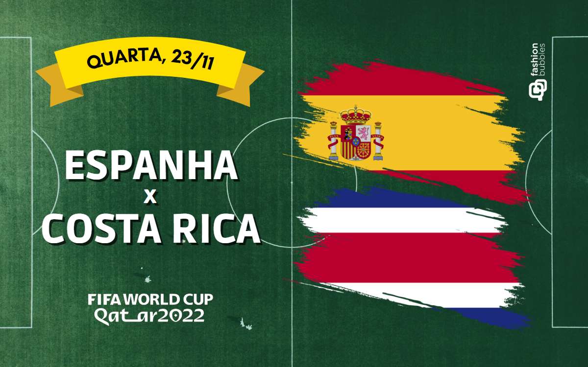 montagem da Copa do Mundo 2022, que horas começa Espanha e Costa Rica hoje, 23/11