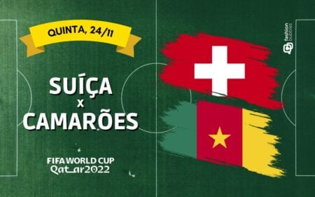 Que horas começa a Copa do Mundo 2022 hoje, 24/11, quinta? Horário e onde assistir Suíça e Camarões ao vivo