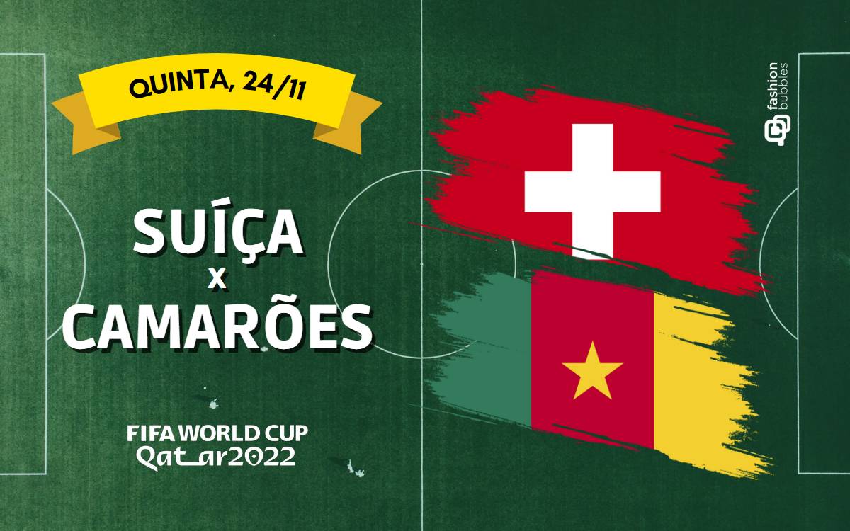 montagem da Copa do Mundo 2022, que horas começa Suíça e Camarões hoje, 24/11