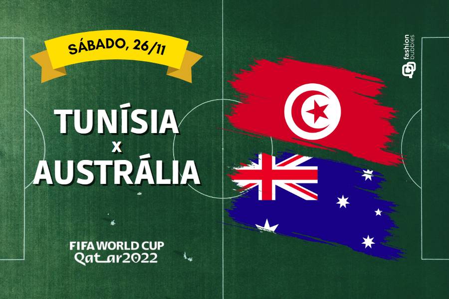que horas começa Tunísia x Austrália na Copa do Mundo 2022