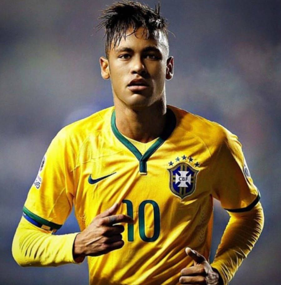 Neymar jogando pela seleção em 2015