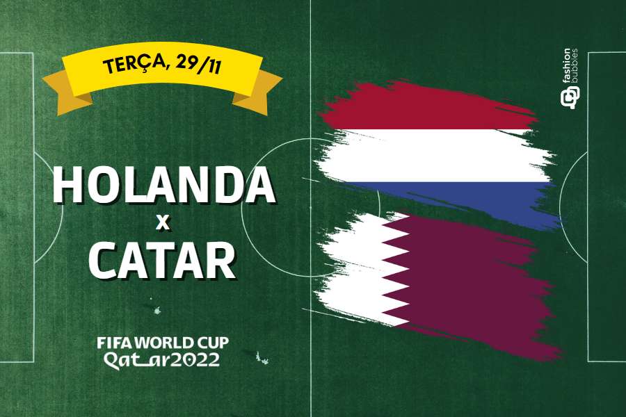 que horas começa Holanda x Catar na Copa do Mundo 2022