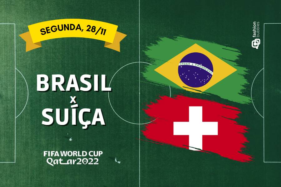 que horas começa Brasil x Suíça na Copa do Mundo 2022