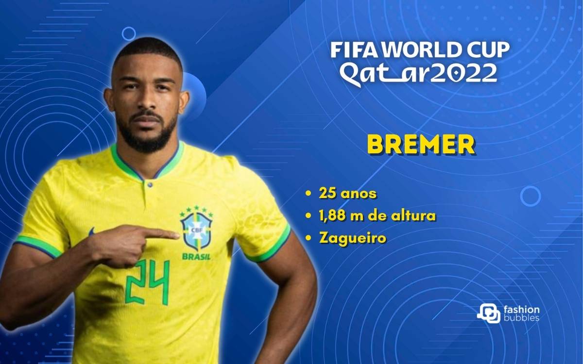 Bremer, jogador da seleção brasileira.