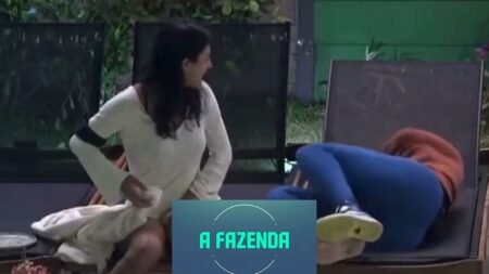 Bia e Pétala, parte externa de A Fazenda.