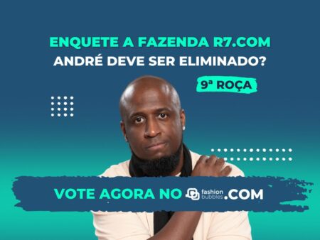 Enquete A Fazenda R7.com: André Marinho deve ser eliminado? Votação da 9ª Roça